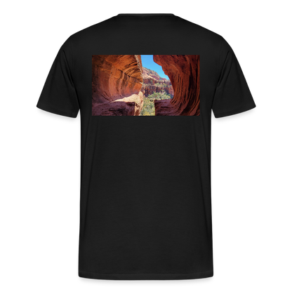 Sedona Vortex | Men's Organic Classic T-Shirt - Black - black