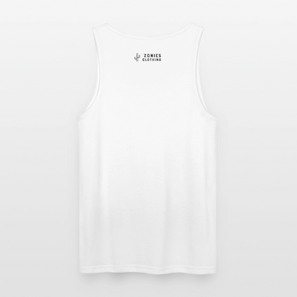 Cactus Wren Spotlight | Men's Tri-Blend Tank - White - white