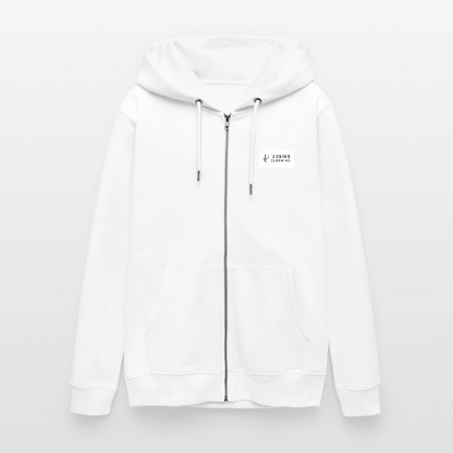 Verde Valley Views | Organic Zip Hoodie - White - white