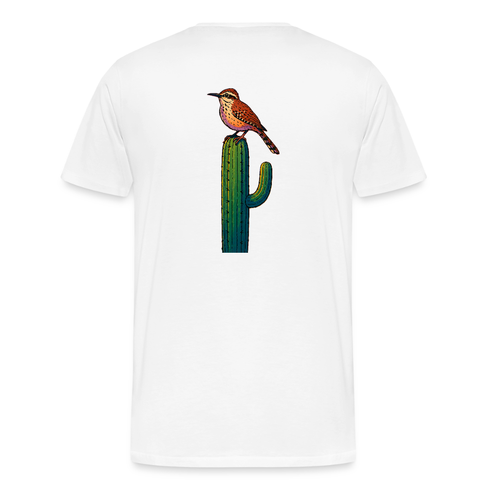 Cactus Wren Spotlight | Men's Organic Classic T-Shirt - White - white