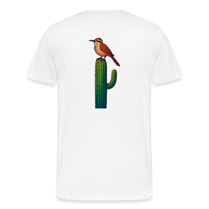 Cactus Wren Spotlight | Men's Organic Classic T-Shirt - White - white