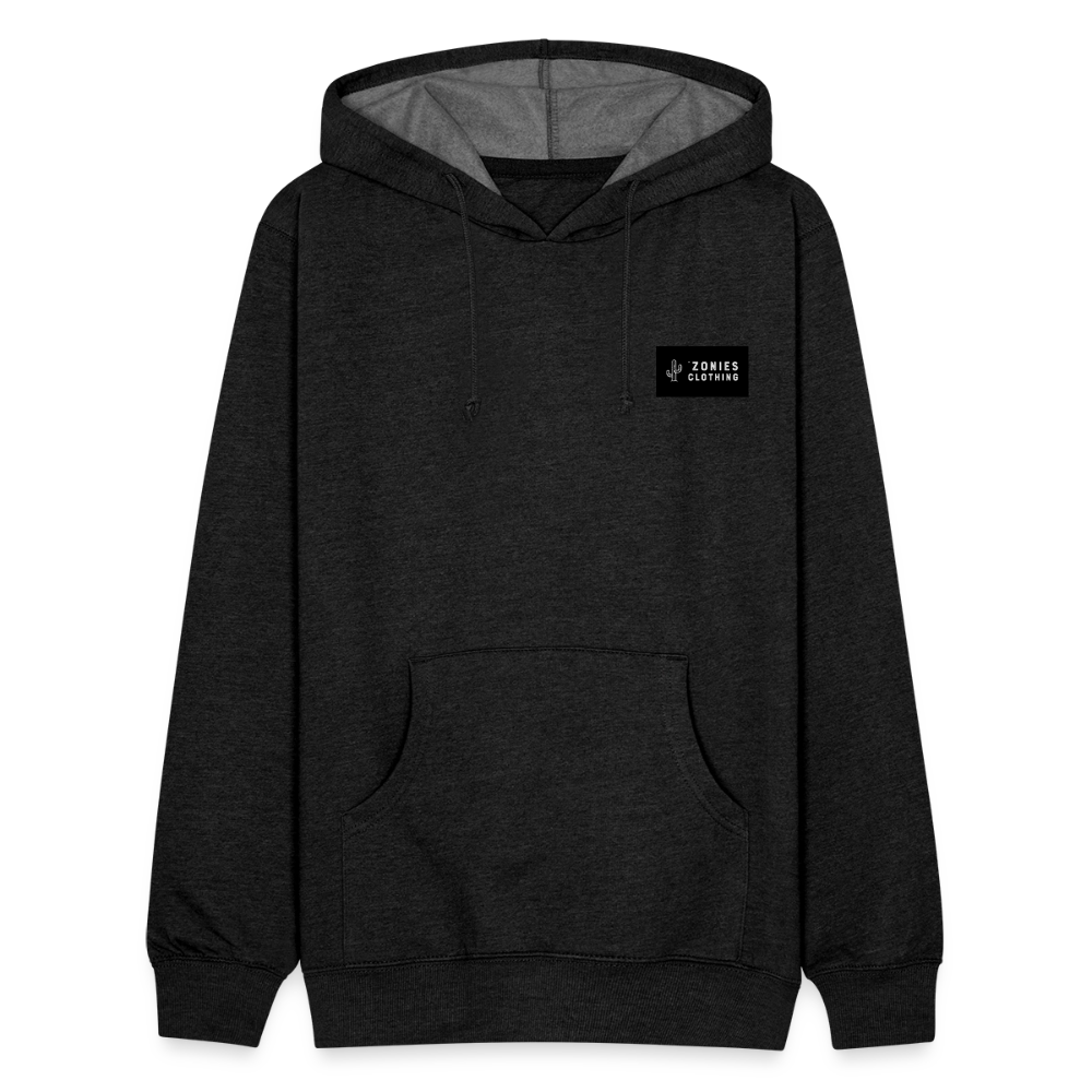 Ridge-nosed Rattlesnake Landscape | Tri-Blend Classic Hoodie - Charcoal - charcoal grey