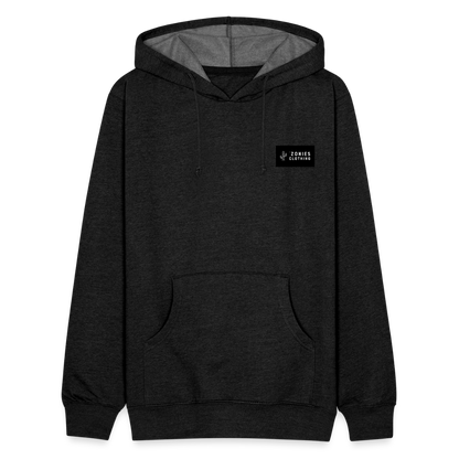 Ridge-nosed Rattlesnake Landscape | Tri-Blend Classic Hoodie - Charcoal - charcoal grey