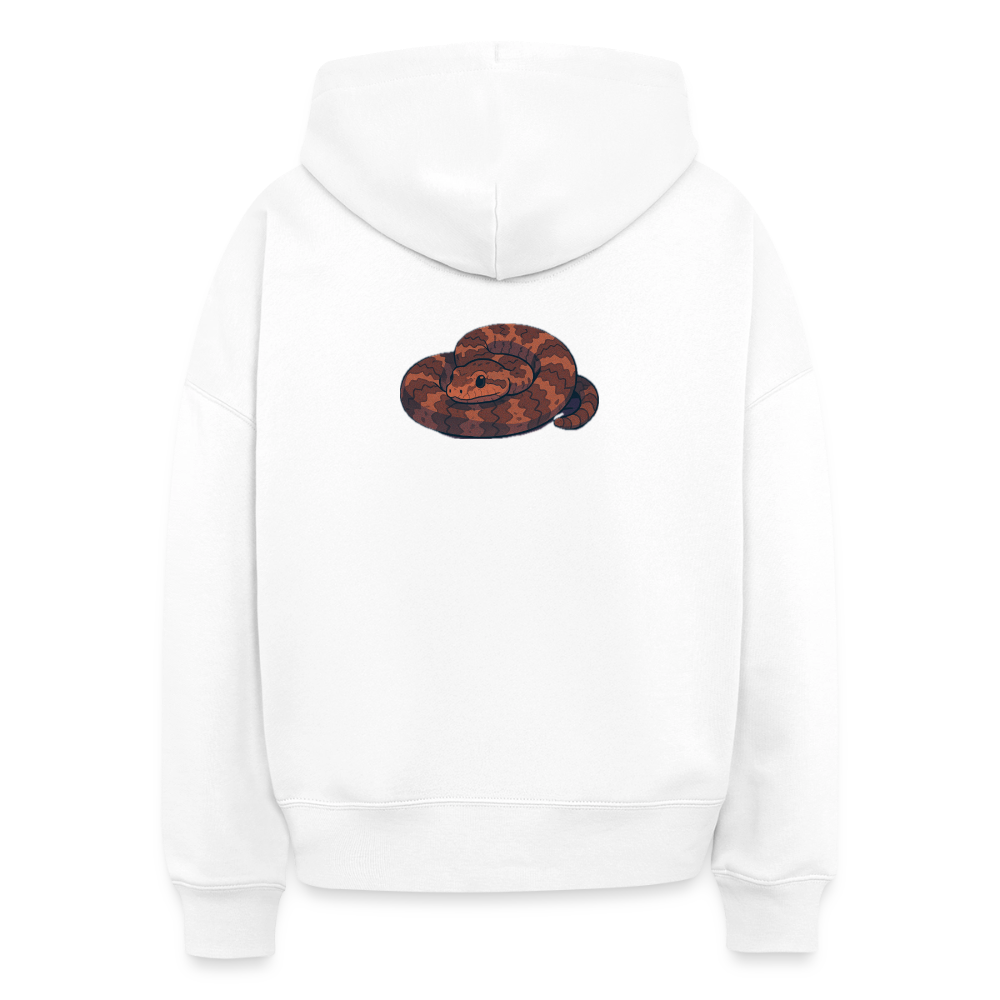 Ridge-nosed Rattlesnake Spotlight | Women's Organic Classic Hoodie - White - white