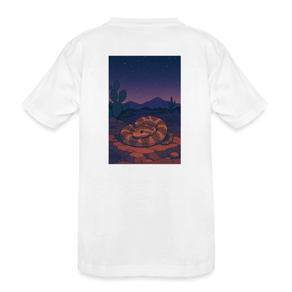 Ridge-nosed Rattlesnake Landscape | Kids Organic Classic T-Shirt - White - white