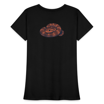 Ridge-nosed Rattlesnake Spotlight | Women's Organic Classic T-Shirt - Black - black