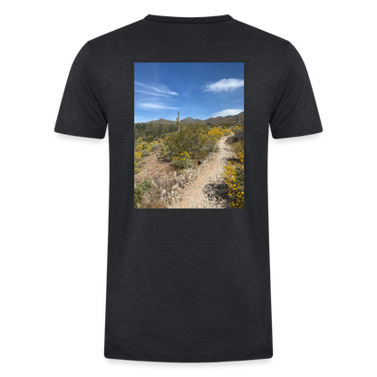 Lost Dog Trail | Men's Tri-Blend Classic T-Shirt - Black - heather black