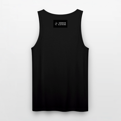 Cactus Wren Landscape | Men's Tri-Blend Tank - Black - black