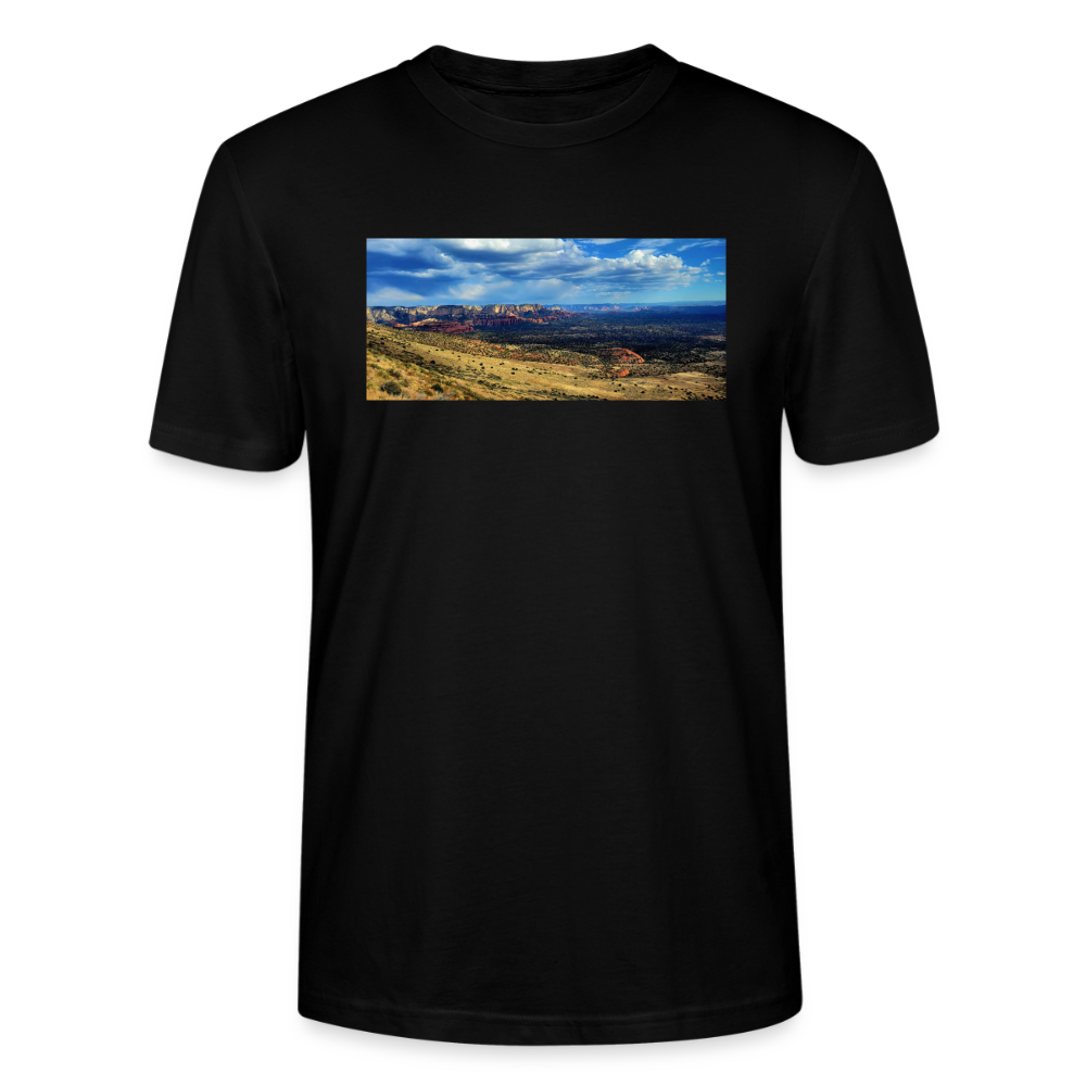 Verde Valley Views | Men's Organic T-Shirt - Black - black