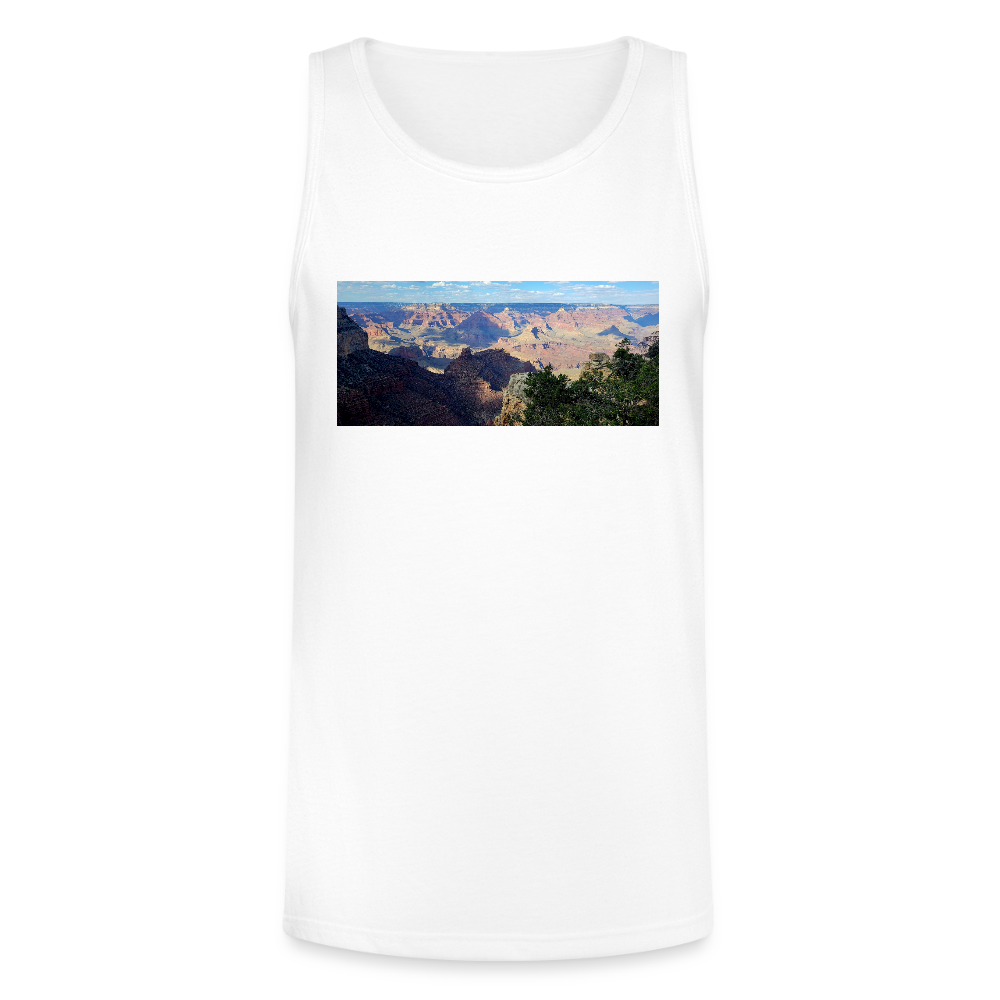 Grand Canyon | Men's Tri-Blend Tank - White - white