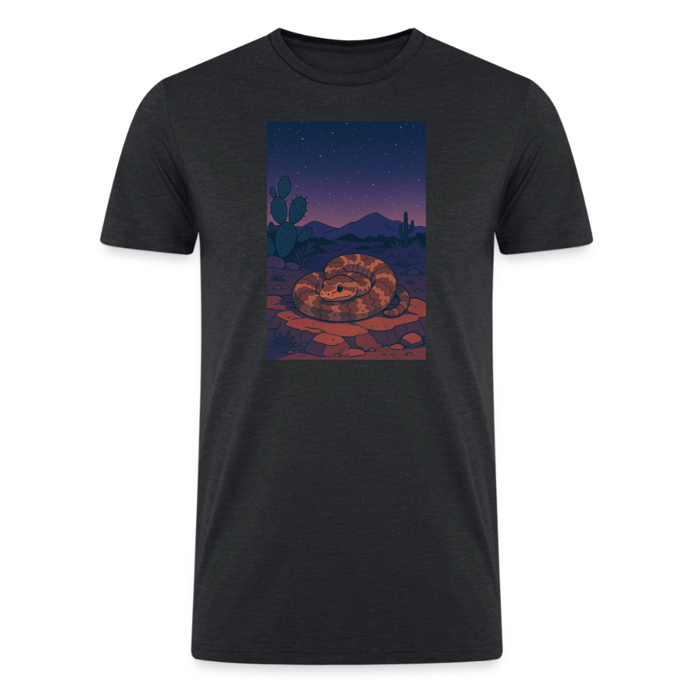Ridge-nosed Rattlesnake Landscape | Men’s Tri-Blend T-Shirt - Black - heather black