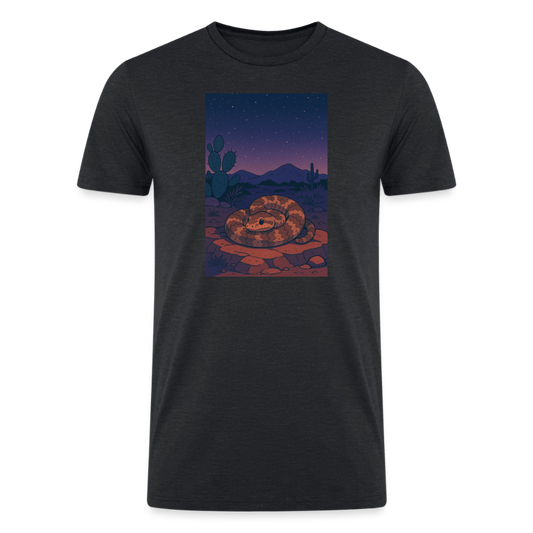 Ridge-nosed Rattlesnake Landscape | Men’s Tri-Blend T-Shirt - Black - heather black