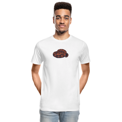 Ridge-nosed Rattlesnake Spotlight | Men’s Organic T-Shirt - White - white