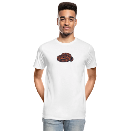 Ridge-nosed Rattlesnake Spotlight | Men’s Organic T-Shirt - White - white