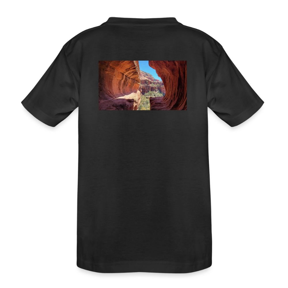 Sedona Vortex | Kid's Organic Classic T-Shirt - Black - black