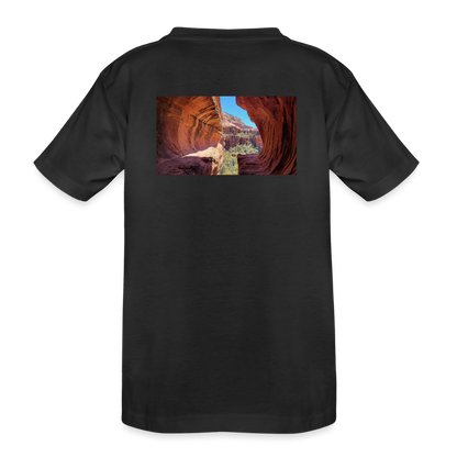 Sedona Vortex | Kid's Organic Classic T-Shirt - Black - black