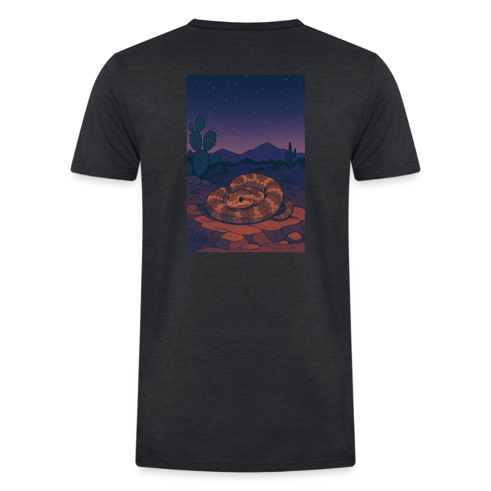 Ridge-nosed Rattlesnake Landscape | Men's Tri-Blend Classic T-Shirt - Black - heather black
