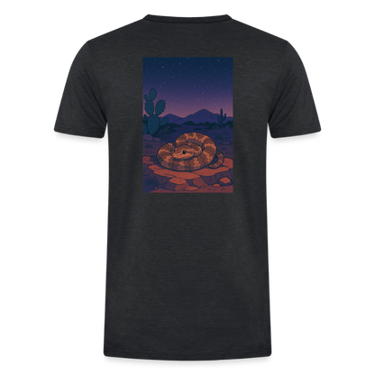 Ridge-nosed Rattlesnake Landscape | Men's Tri-Blend Classic T-Shirt - Black - heather black