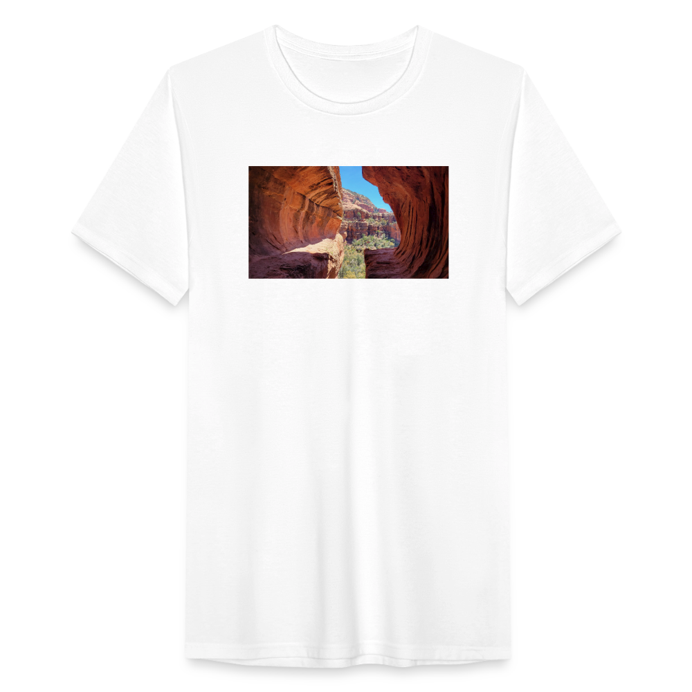 Sedona Vortex | Men’s Tri-Blend T-Shirt - White - white