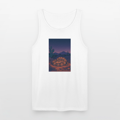 Ridge-nosed Rattlesnake Landscape | Men's Tri-Blend Tank - White - white