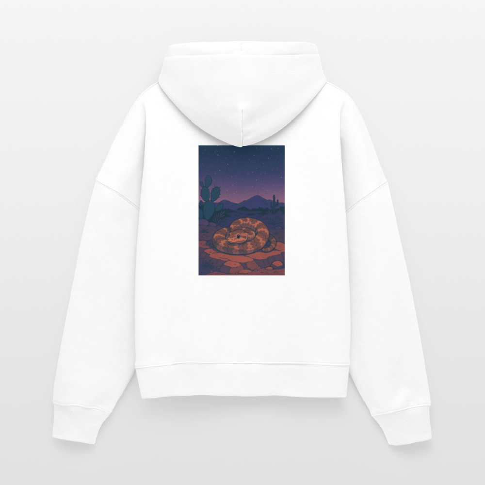 Ridge-nosed Rattlesnake Landscape | Women's Organic Classic Hoodie - White - white