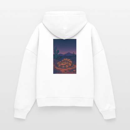 Ridge-nosed Rattlesnake Landscape | Women's Organic Classic Hoodie - White - white