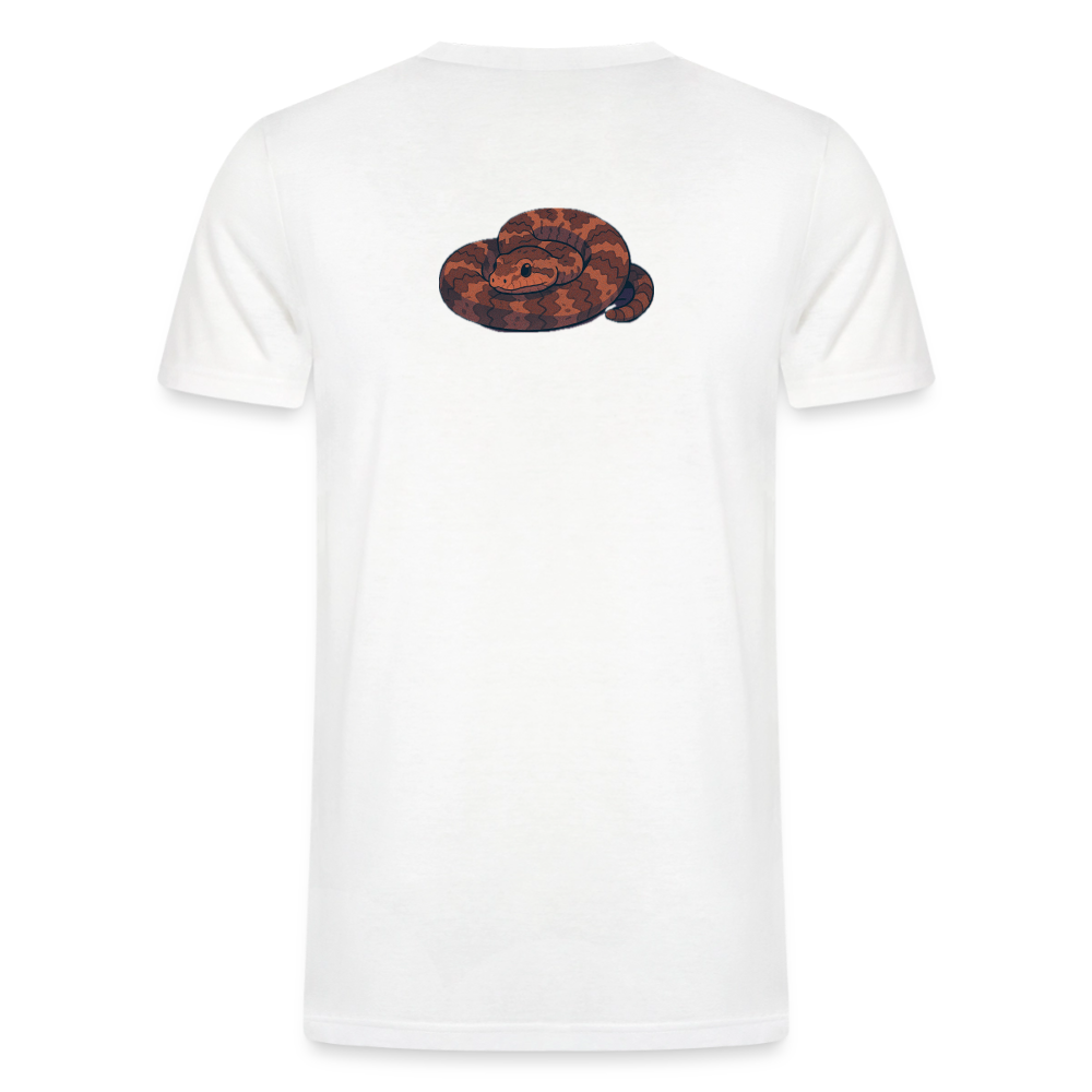 Ridge-nosed Rattlesnake Spotlight | Men's Tri-Blend T-Shirt - White - white