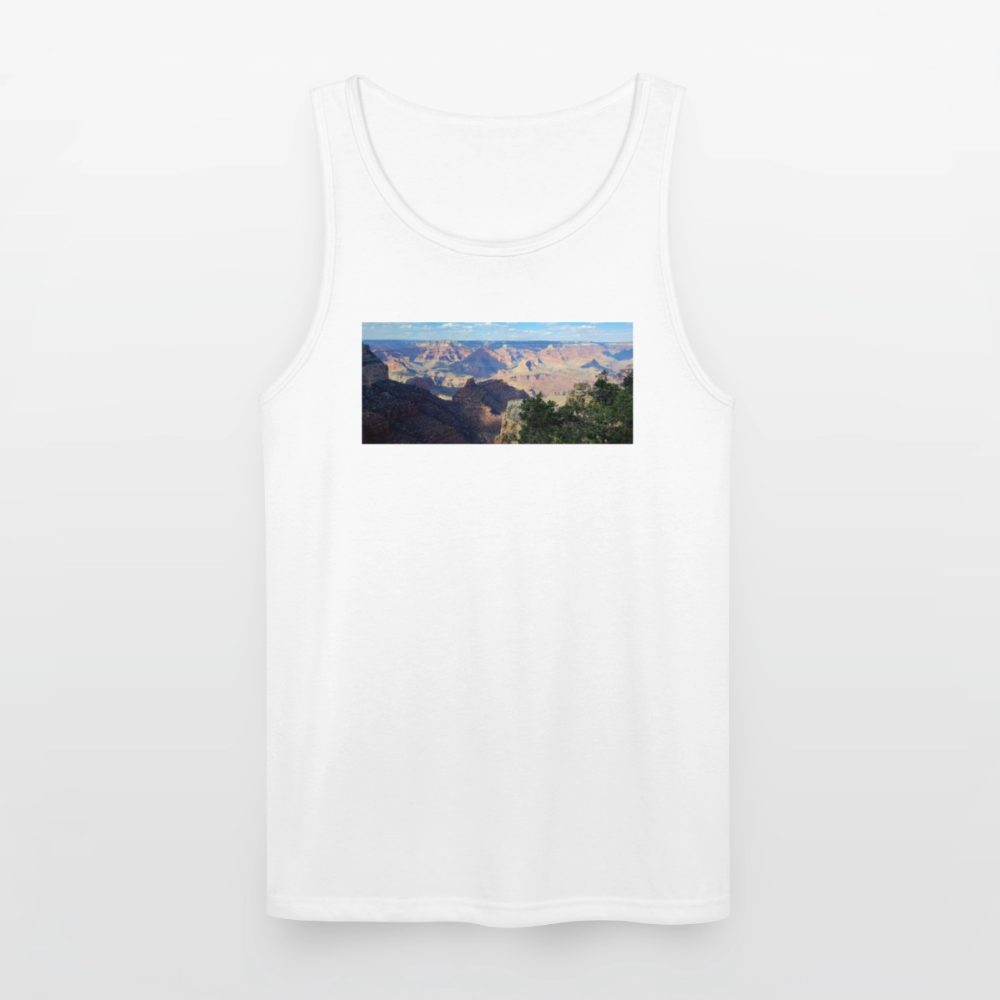 Grand Canyon | Men's Tri-Blend Tank - White - white