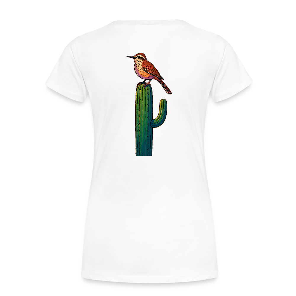 Cactus Wren Spotlight | Women's Organic Classic T-Shirt - White - white