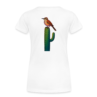 Cactus Wren Spotlight | Women's Organic Classic T-Shirt - White - white