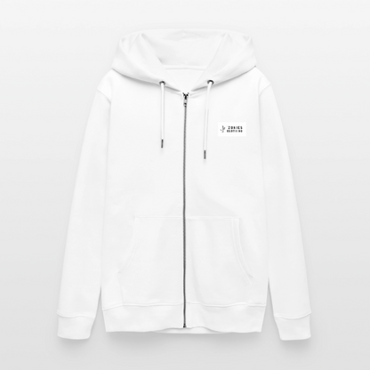 Grand Canyon | Organic Zip Hoodie - White - white