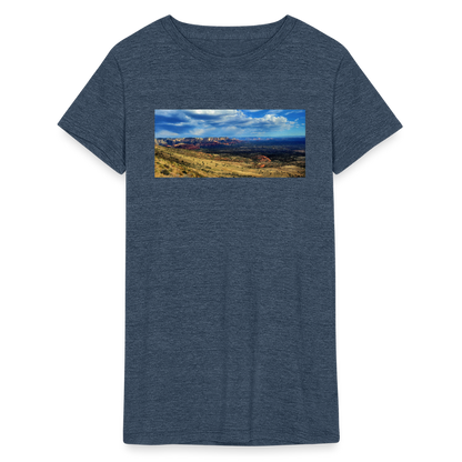 Verde Valley Views | Women's Tri-Blend T-Shirt - Navy - heather navy