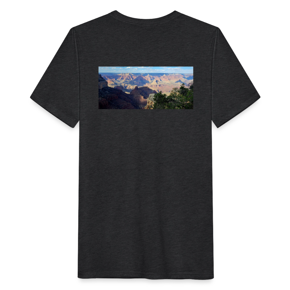 Grand Canyon | Men's Tri-Blend Classic T-Shirt - Black - heather black