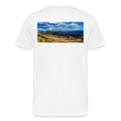Verde Valley Views | Men's Organic Classic T-Shirt - White - white