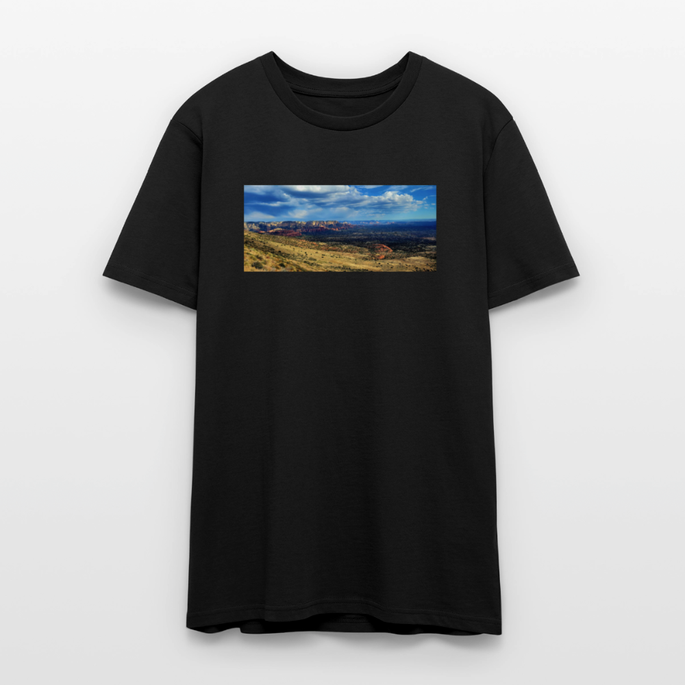 Verde Valley Views | Men's Organic T-Shirt - Black - black