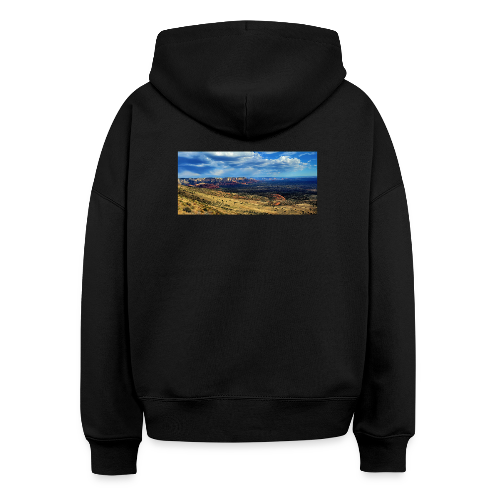 Verde Valley Views | Women's Organic Classic Hoodie - Black - black