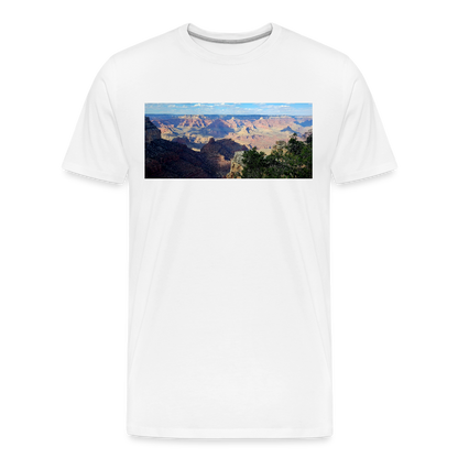 Grand Canyon | Men's Organic T-Shirt - White - white
