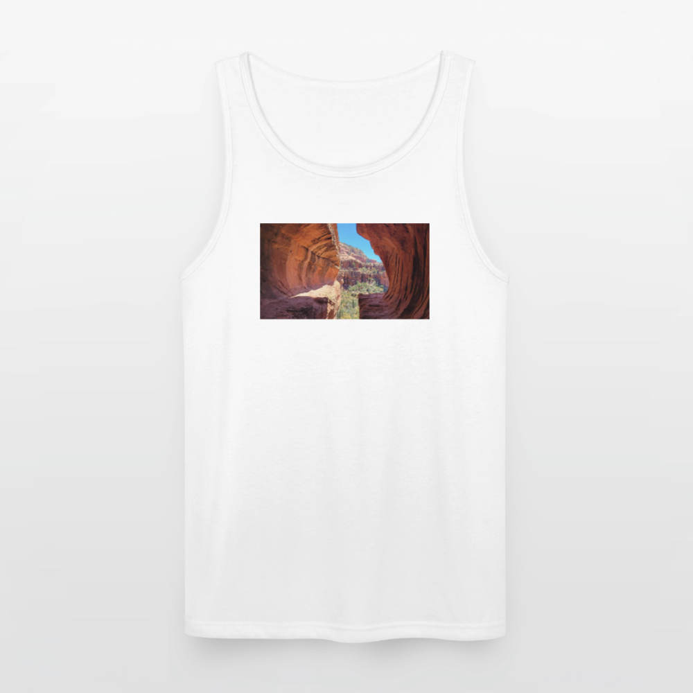 Sedona Vortex | Men's Tri-Blend Tank - White - white