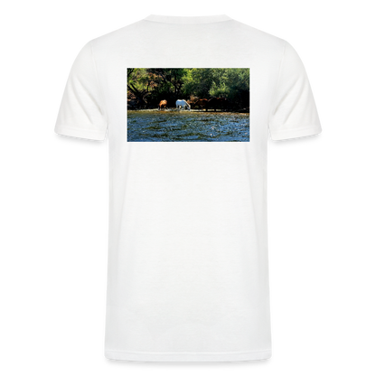 Salt River Horses | Men's Tri-Blend Classic T-Shirt - White - white