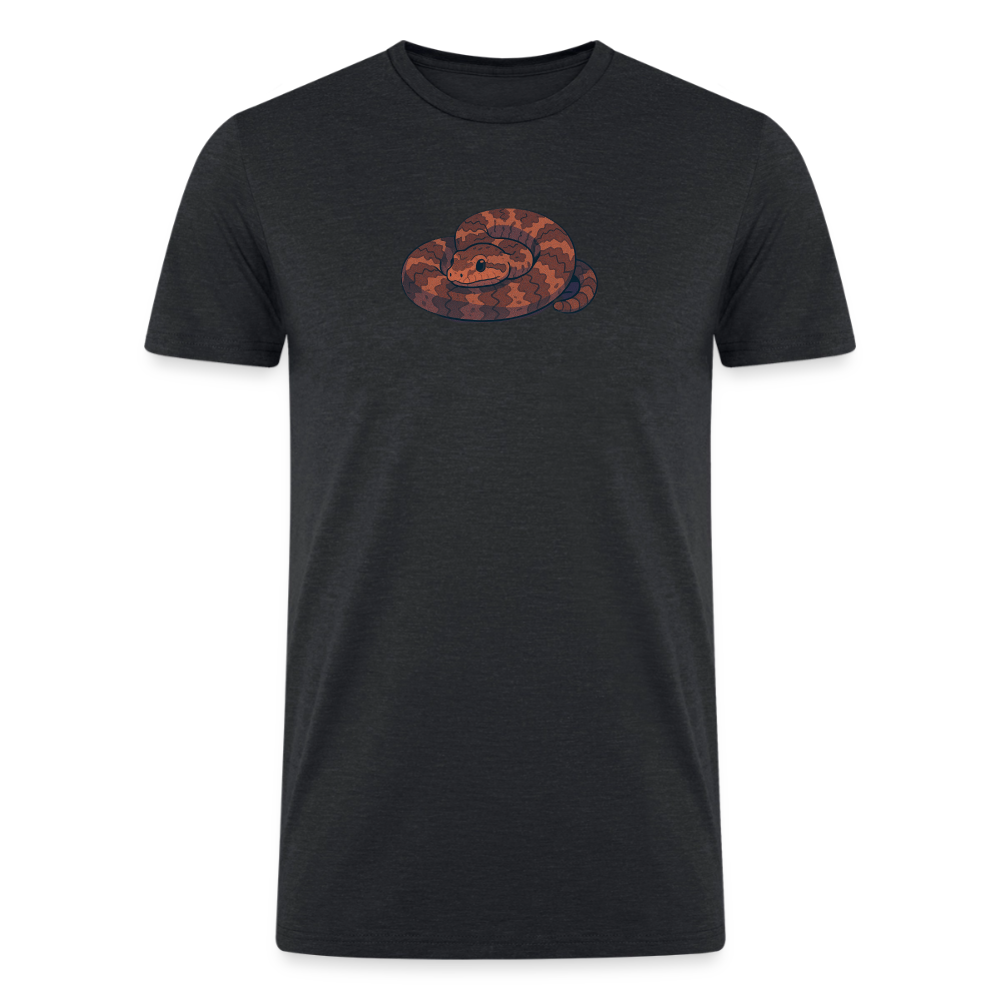 Ridge-nosed Rattlesnake Spotlight | Men’s Tri-Blend T-Shirt - Black - heather black