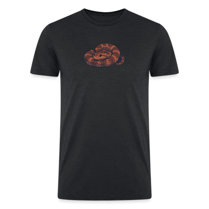 Ridge-nosed Rattlesnake Spotlight | Men’s Tri-Blend T-Shirt - Black - heather black