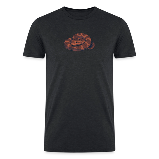 Ridge-nosed Rattlesnake Spotlight | Men’s Tri-Blend T-Shirt - Black - heather black