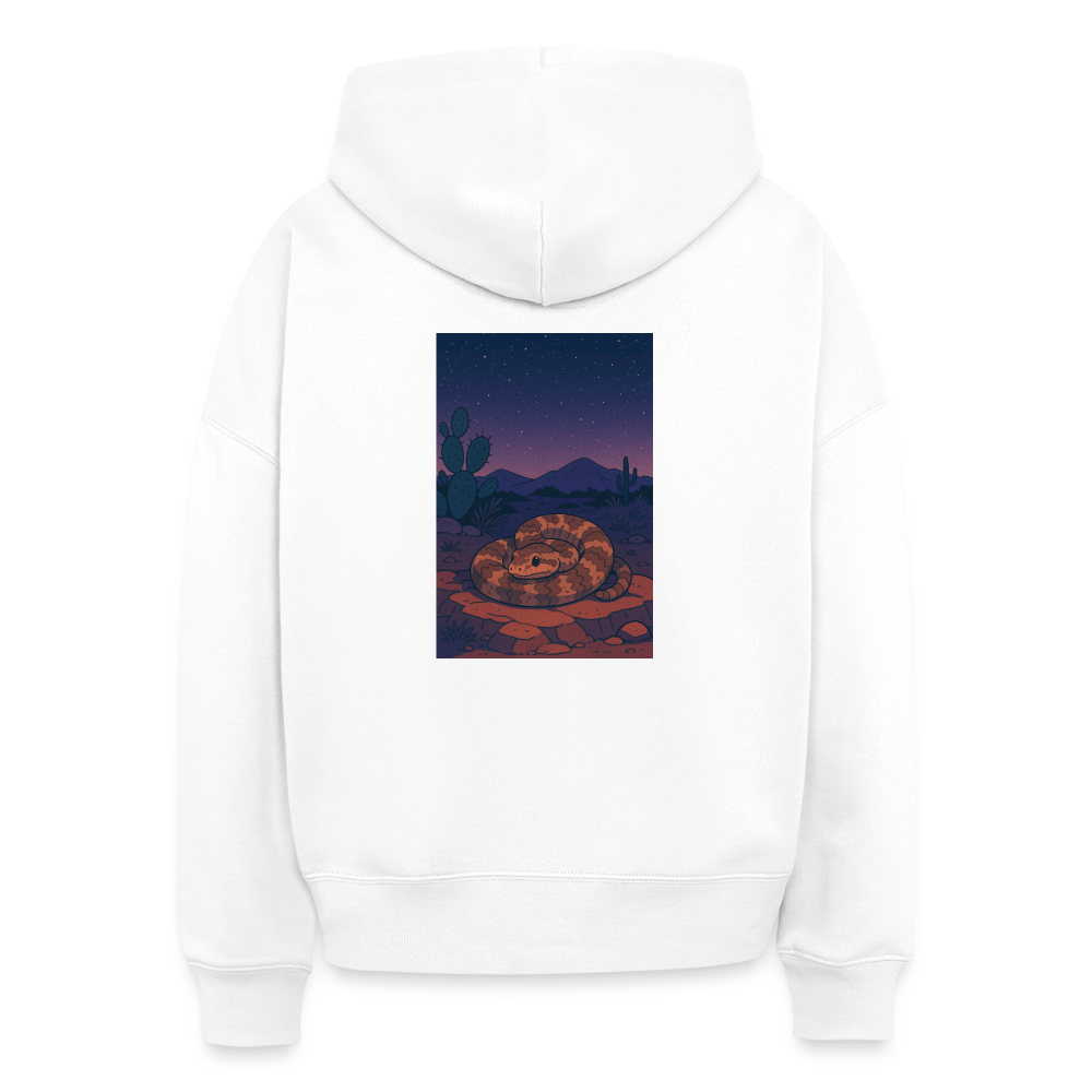 Ridge-nosed Rattlesnake Landscape | Women's Organic Classic Hoodie - White - white