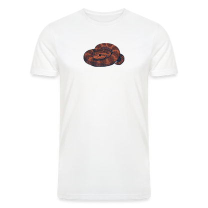 Ridge-nosed Rattlesnake Spotlight | Men’s Tri-Blend T-Shirt - White - white