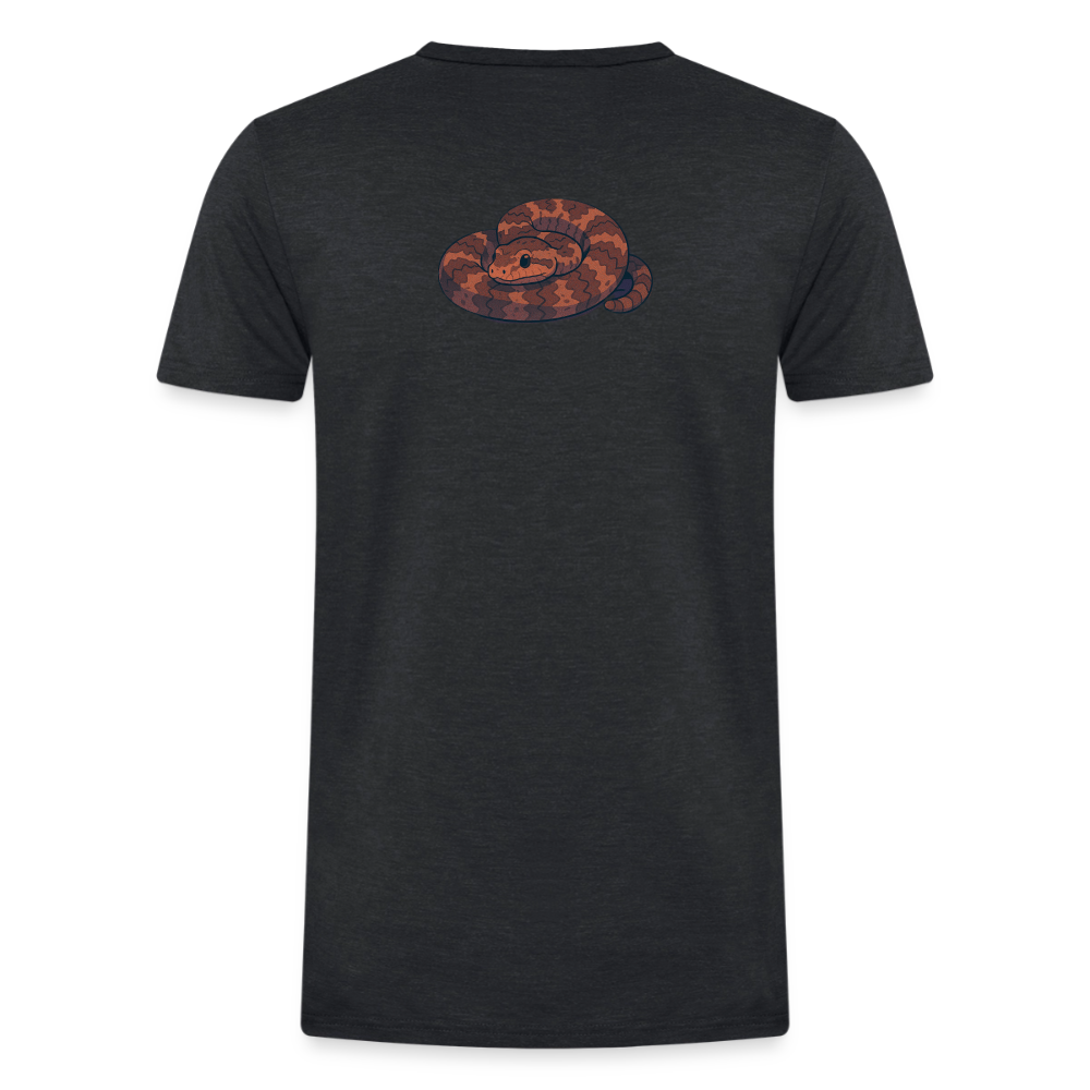 Ridge-nosed Rattlesnake Spotlight | Men's Tri-Blend T-Shirt - Black - heather black