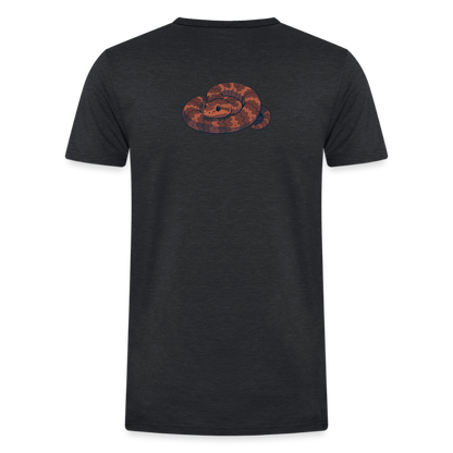 Ridge-nosed Rattlesnake Spotlight | Men's Tri-Blend T-Shirt - Black - heather black