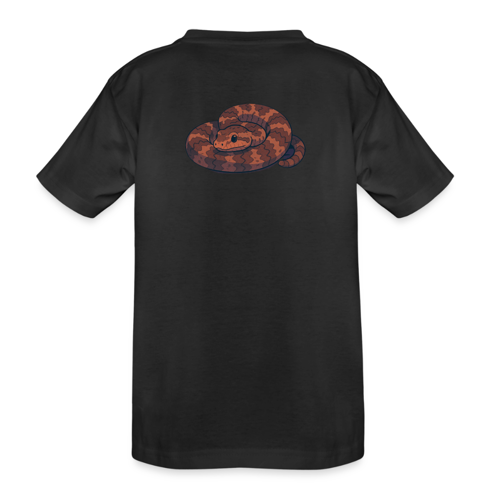 Ridge-nosed Rattlesnake Spotlight | Kids Organic Classic T-Shirt - Black - black