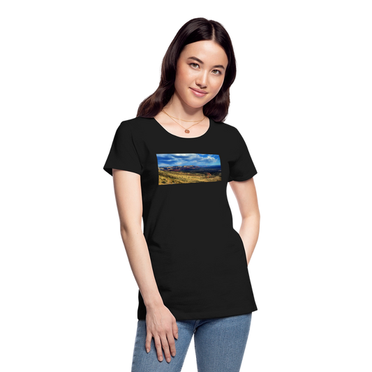 Verde Valley Views | Women's Organic T-Shirt - Black - black