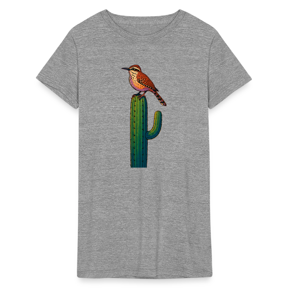Cactus Wren Spotlight | Women's Tri-Blend T-Shirt - Gray - heather gray