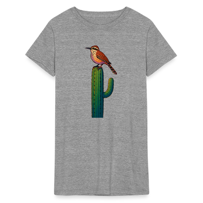 Cactus Wren Spotlight | Women's Tri-Blend T-Shirt - Gray - heather gray